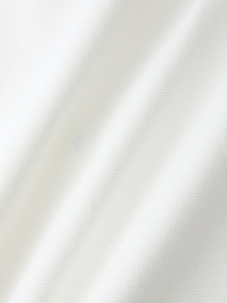 ミラノリブニット オープンカラーシャツ 詳細画像 white 3
