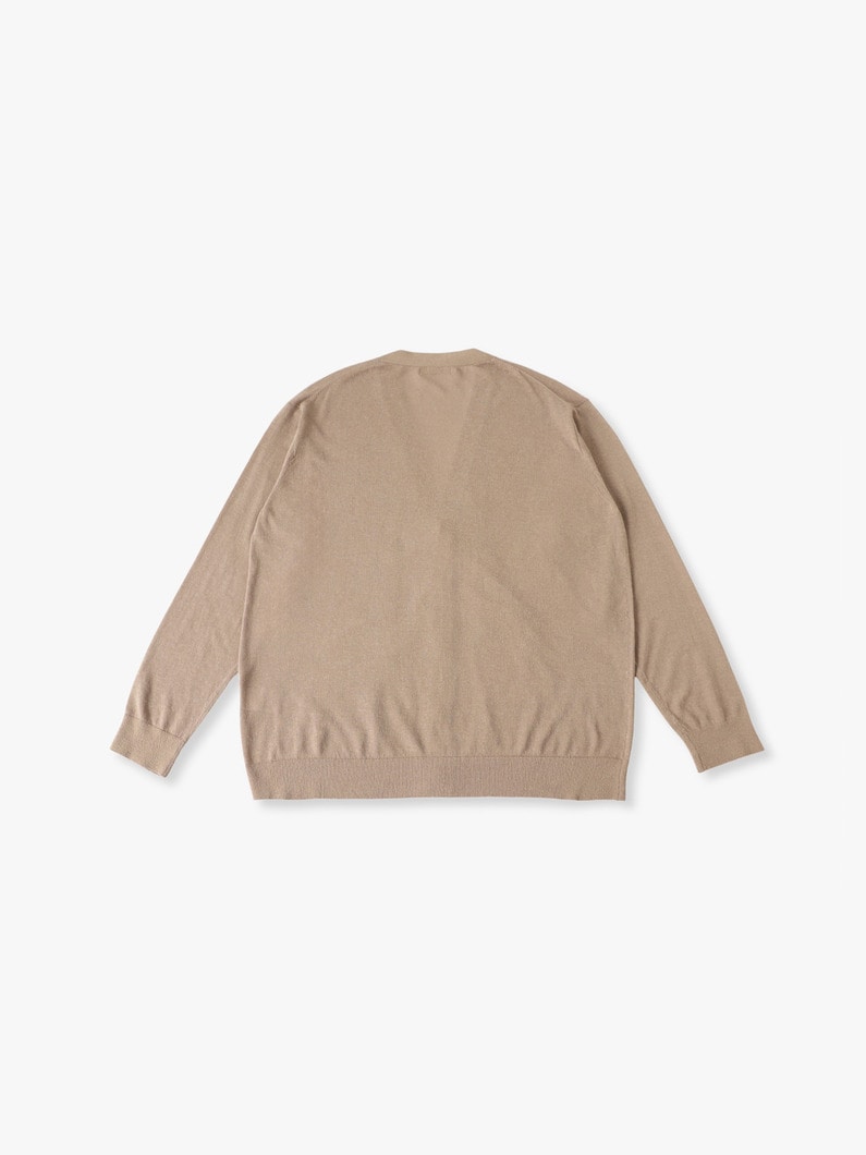 ヘンプコットン ニット カーディガン 詳細画像 beige 1
