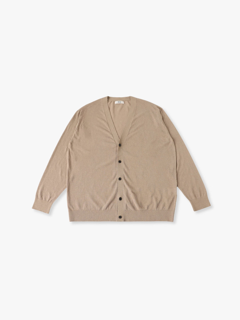 ヘンプコットン ニット カーディガン 詳細画像 beige 3