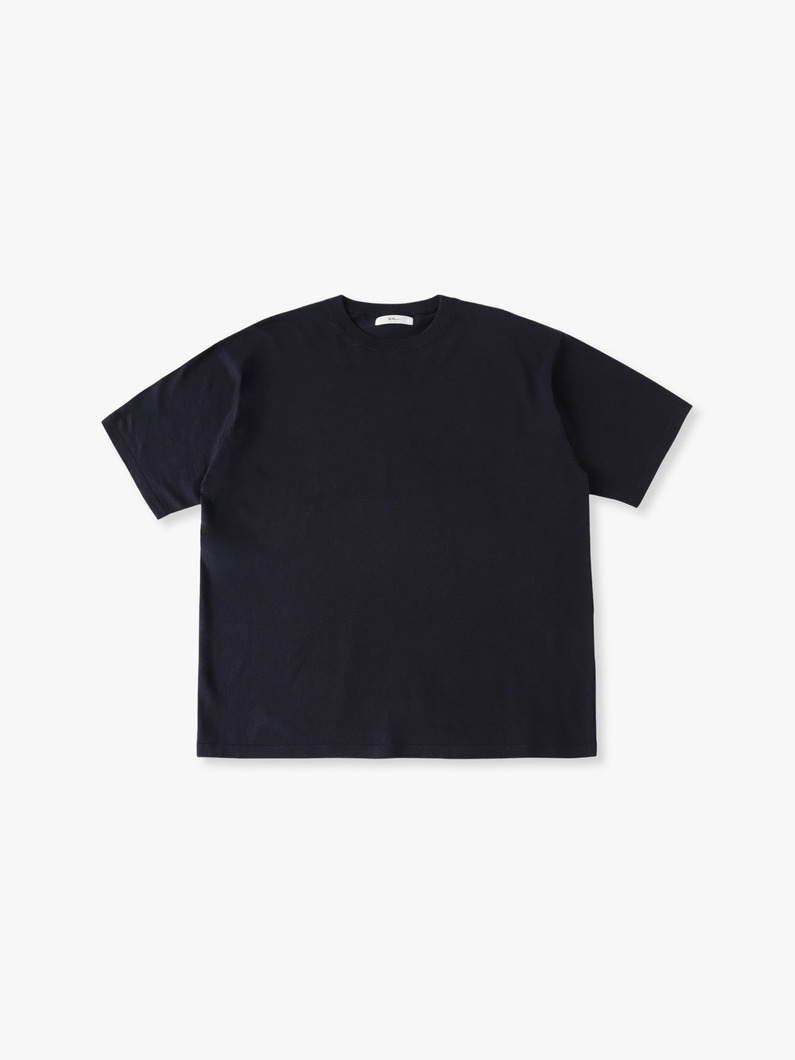 コットンリネン ニット ティー 詳細画像 navy 3
