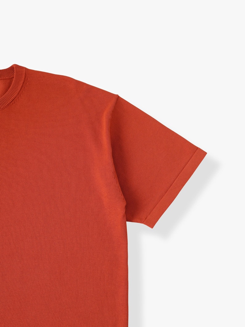 アシッドニット ティー 詳細画像 dark orange 2