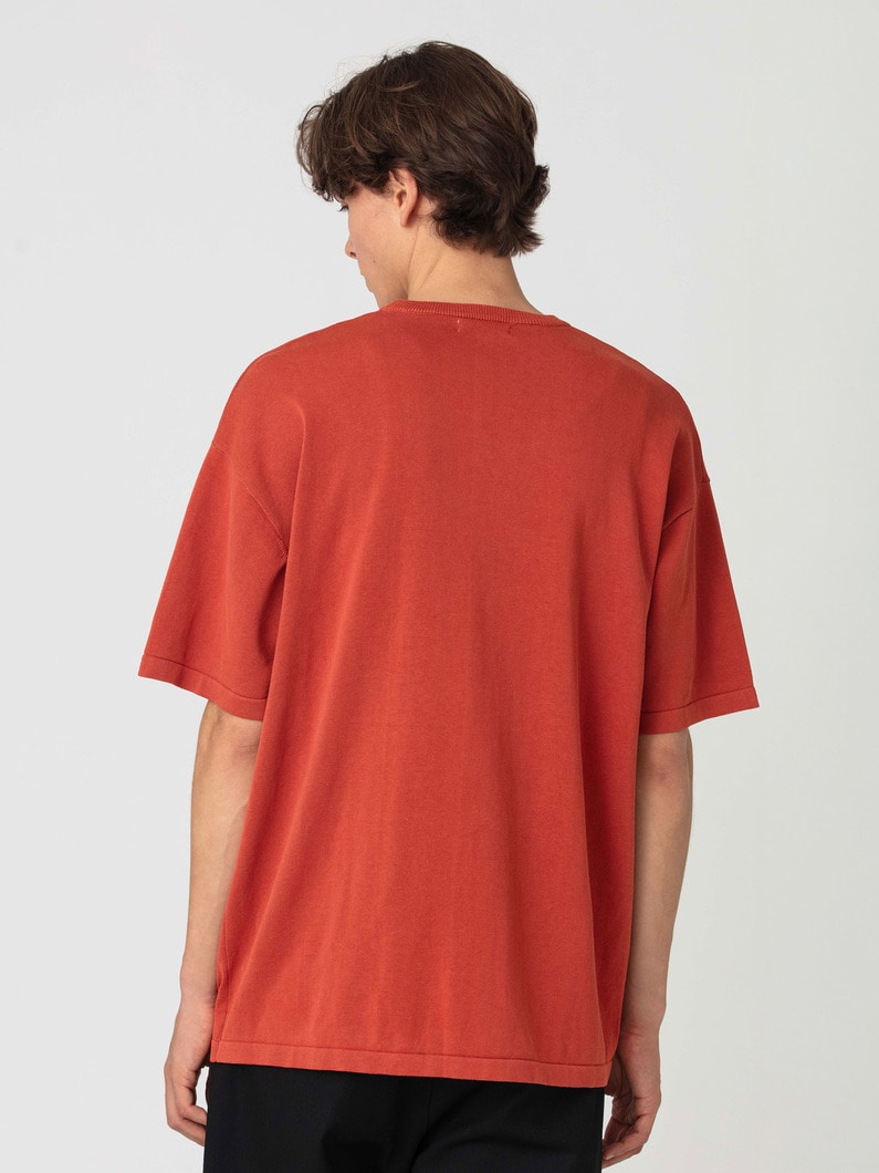 アシッドニット ティー 詳細画像 dark orange 2