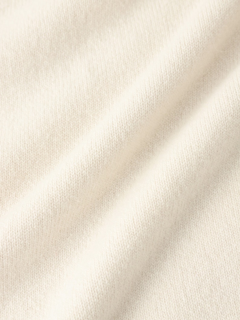 ライク ハーフジップ ニットプルオーバー 詳細画像 ivory 4