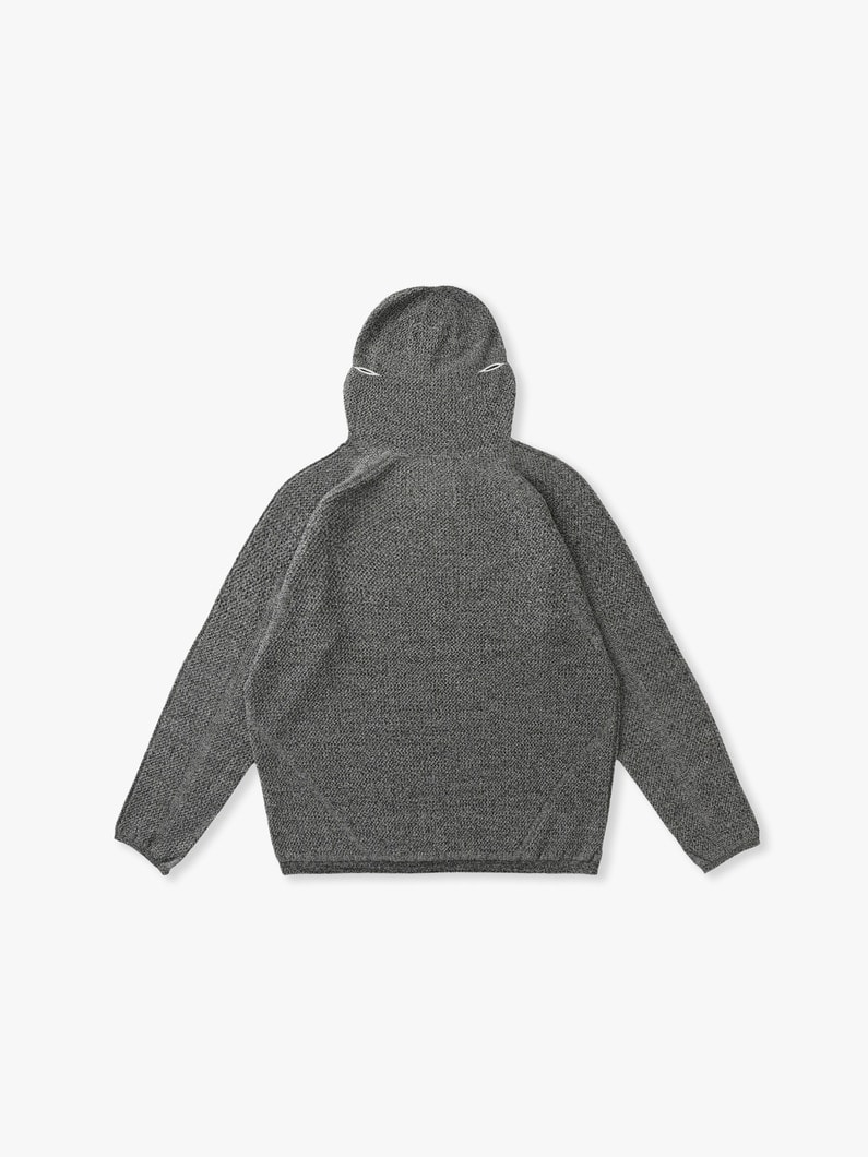 パーフォレイテッド ホールガーメントニット プルオーバー 詳細画像 gray 1