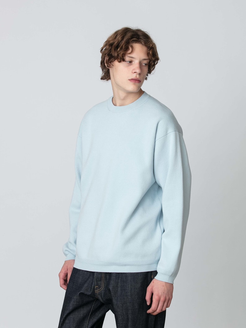 ミラノリブ ニット プルオーバー 詳細画像 light blue