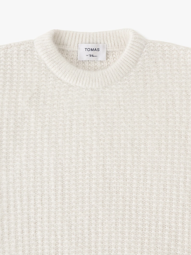モヘアニット プルオーバー 詳細画像 white 3