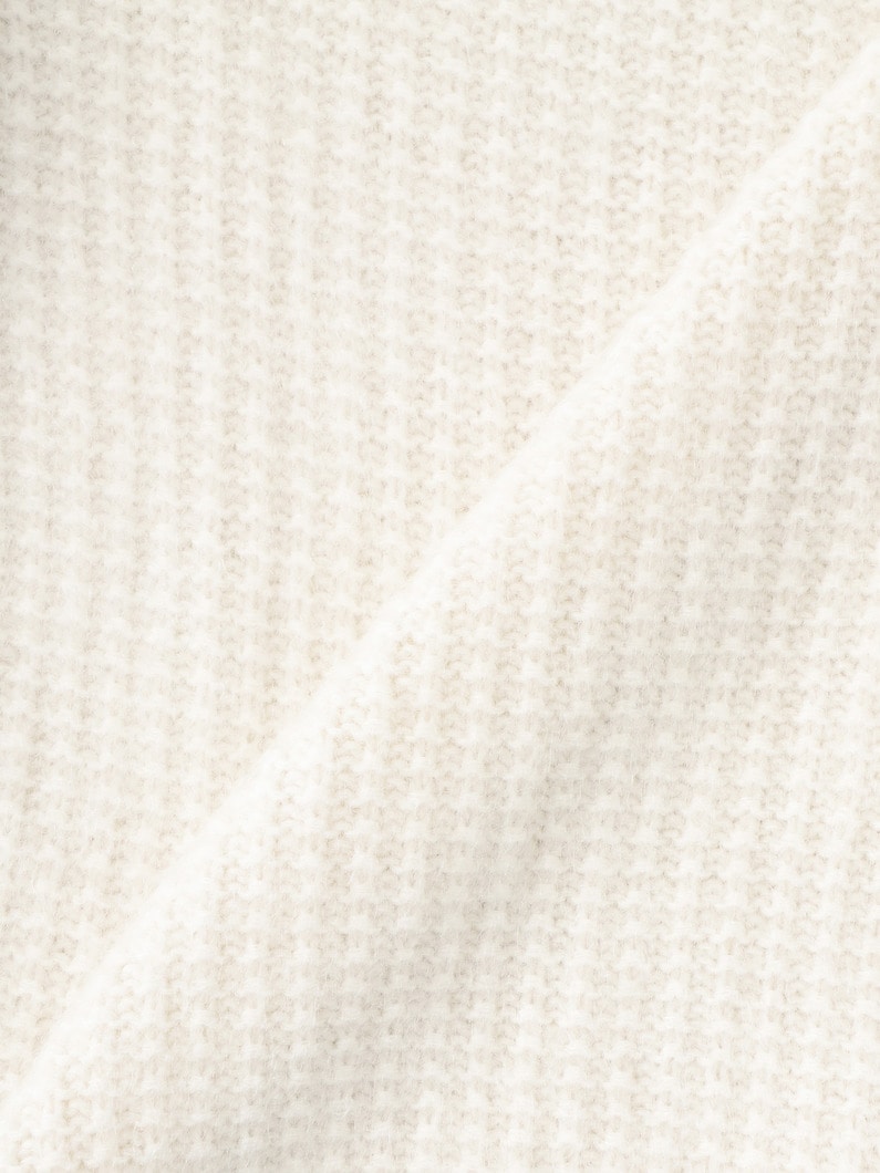 モヘアニット プルオーバー 詳細画像 white 4