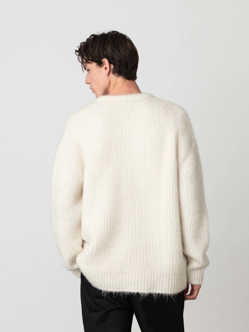 モヘアニット プルオーバー 詳細画像 white 2