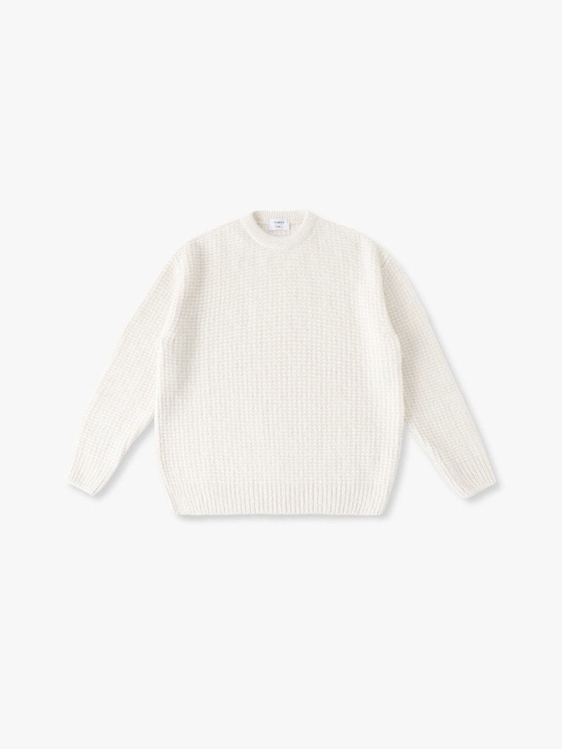 モヘアニット プルオーバー 詳細画像 white 3
