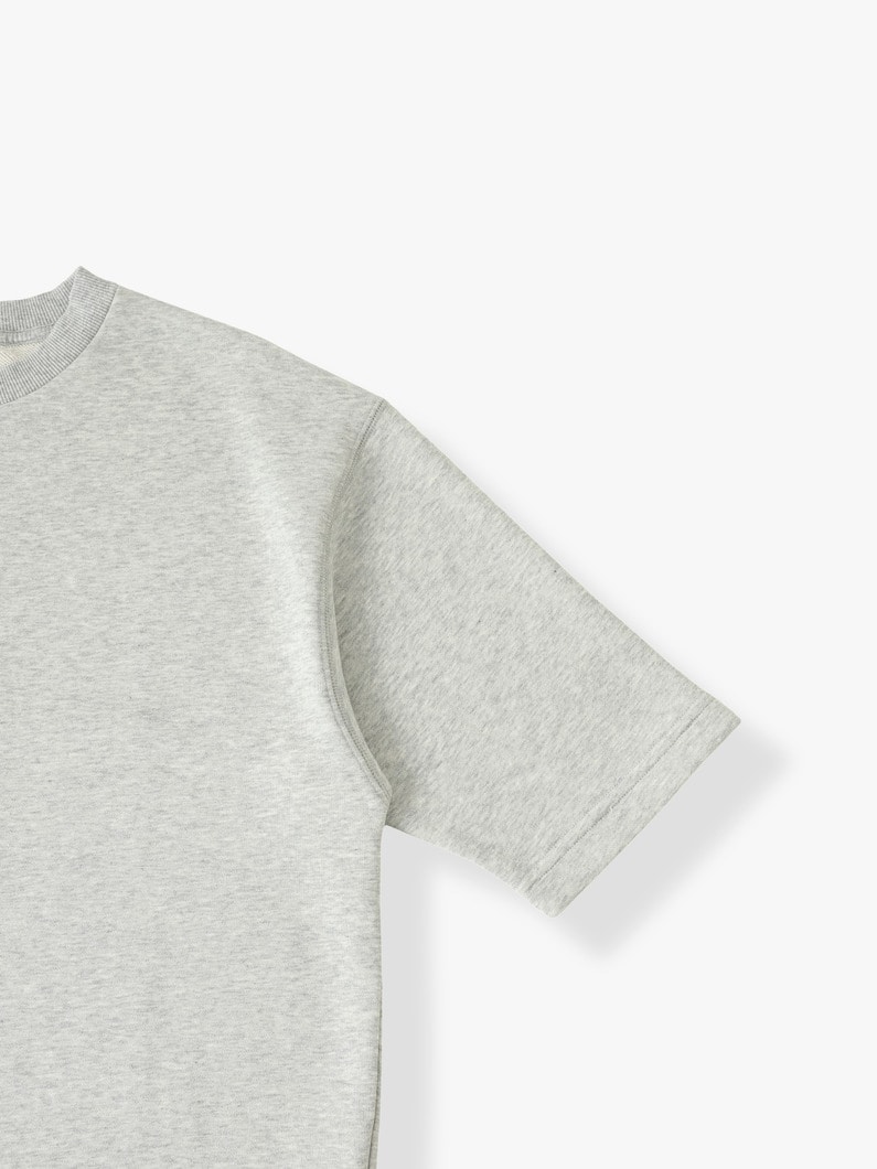 ガスクリア テリー スウェット ティー 詳細画像 top gray 2