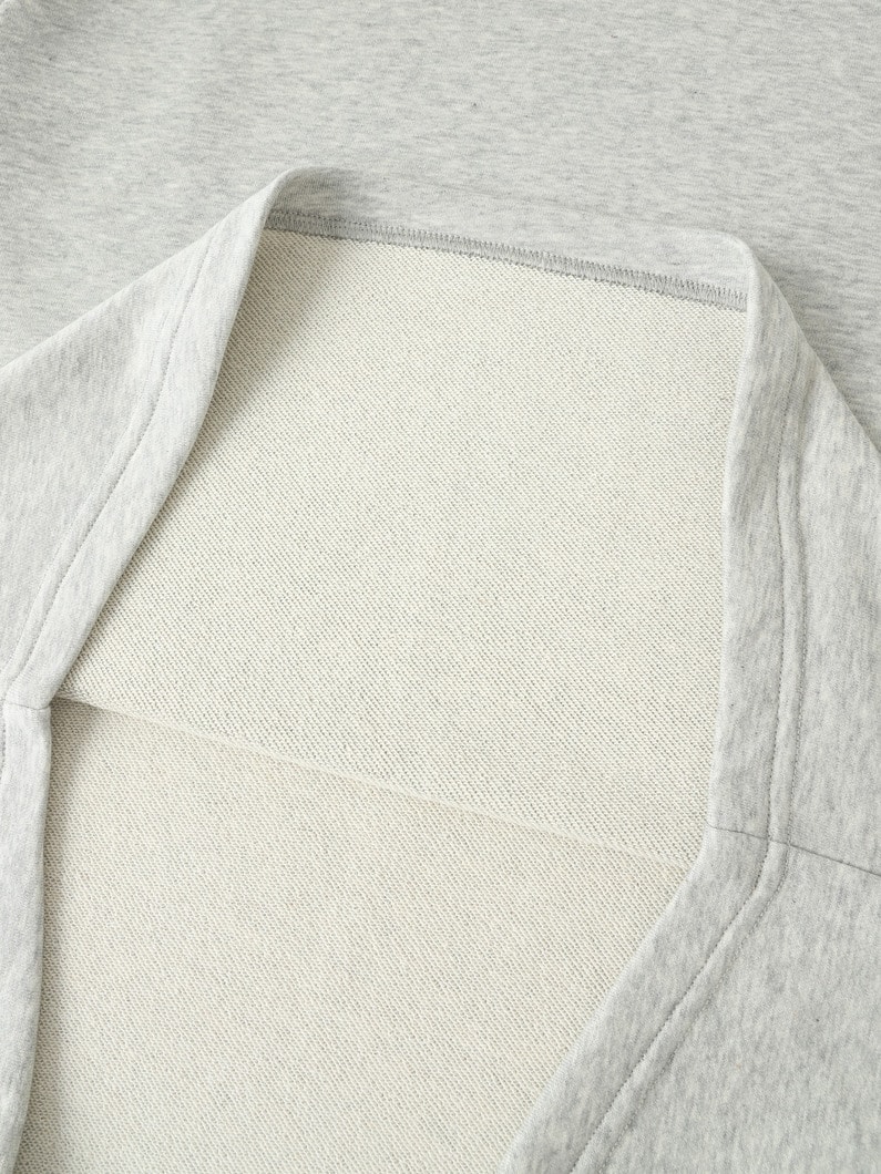 ガスクリア テリー スウェット ティー 詳細画像 top gray 3