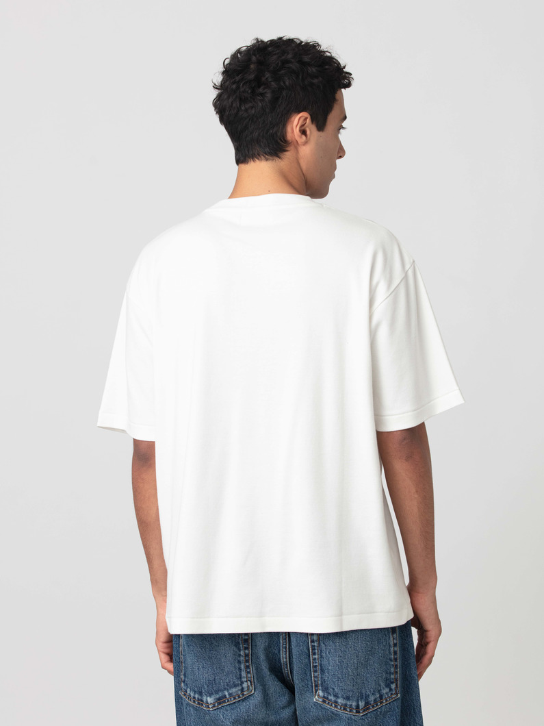 オーガニックコットン スムース ティー 詳細画像 white 2