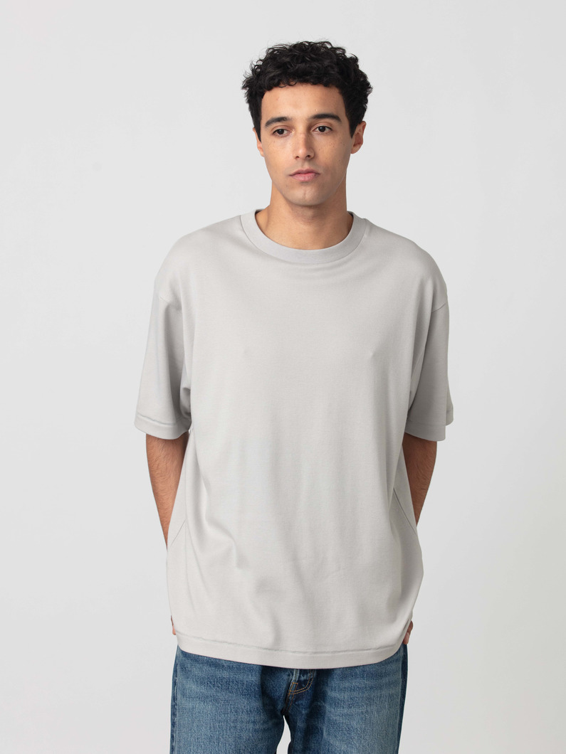 オーガニックコットン スムース ティー 詳細画像 light gray