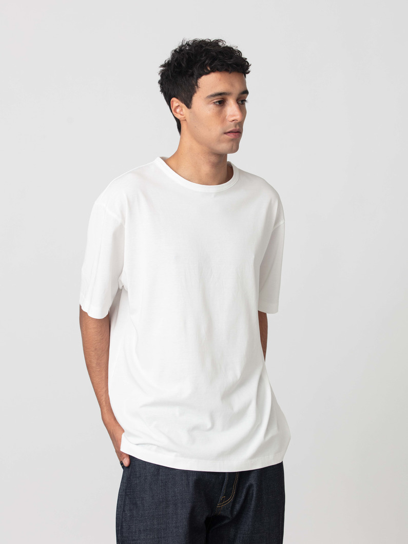 キュプラ コットン ティー 詳細画像 white 1