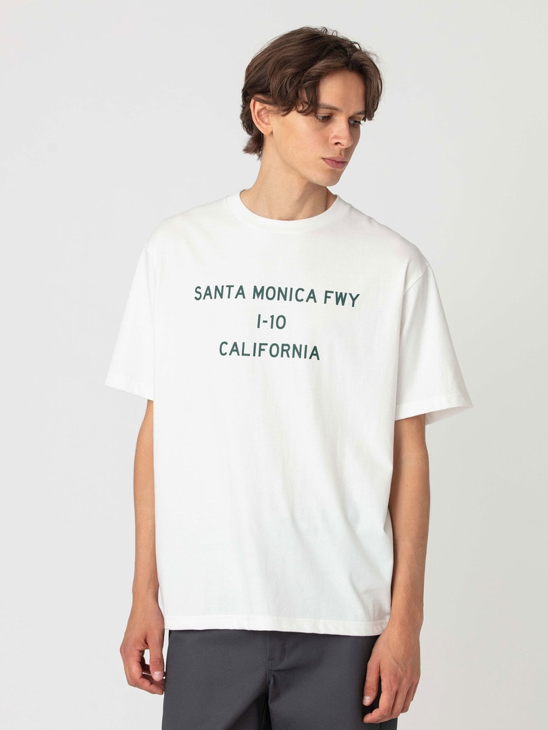 サンタモニカ HWY ティー 詳細画像 off white