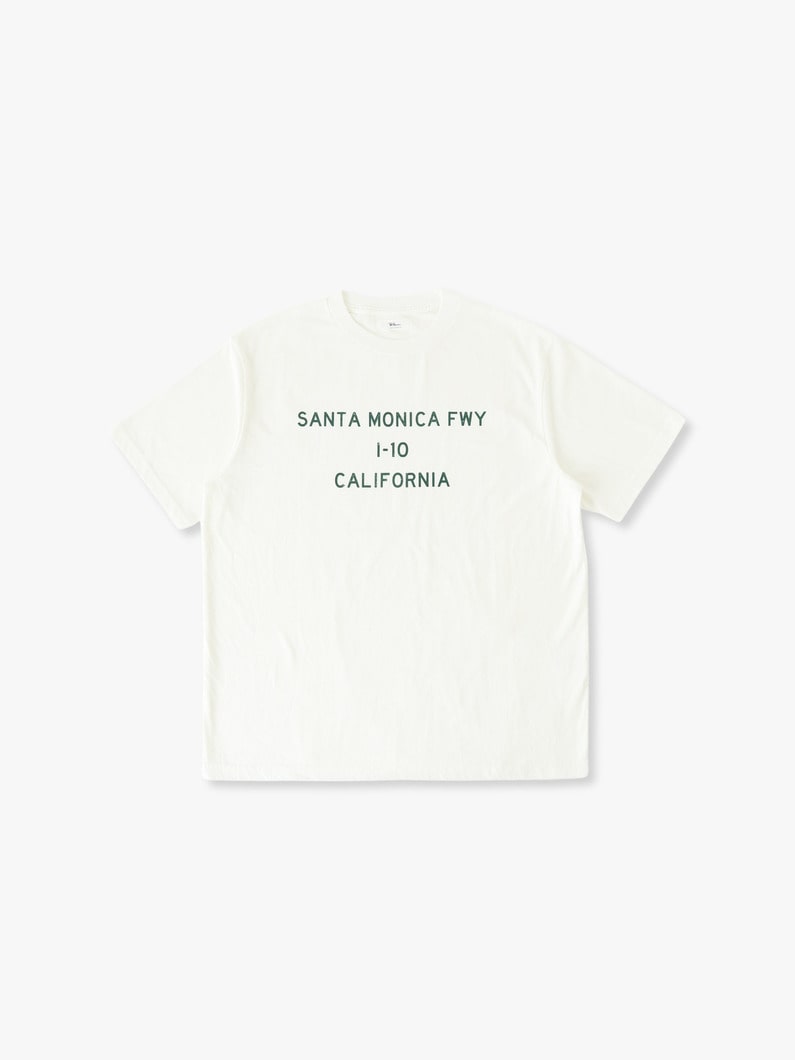 サンタモニカ HWY ティー 詳細画像 off white 3