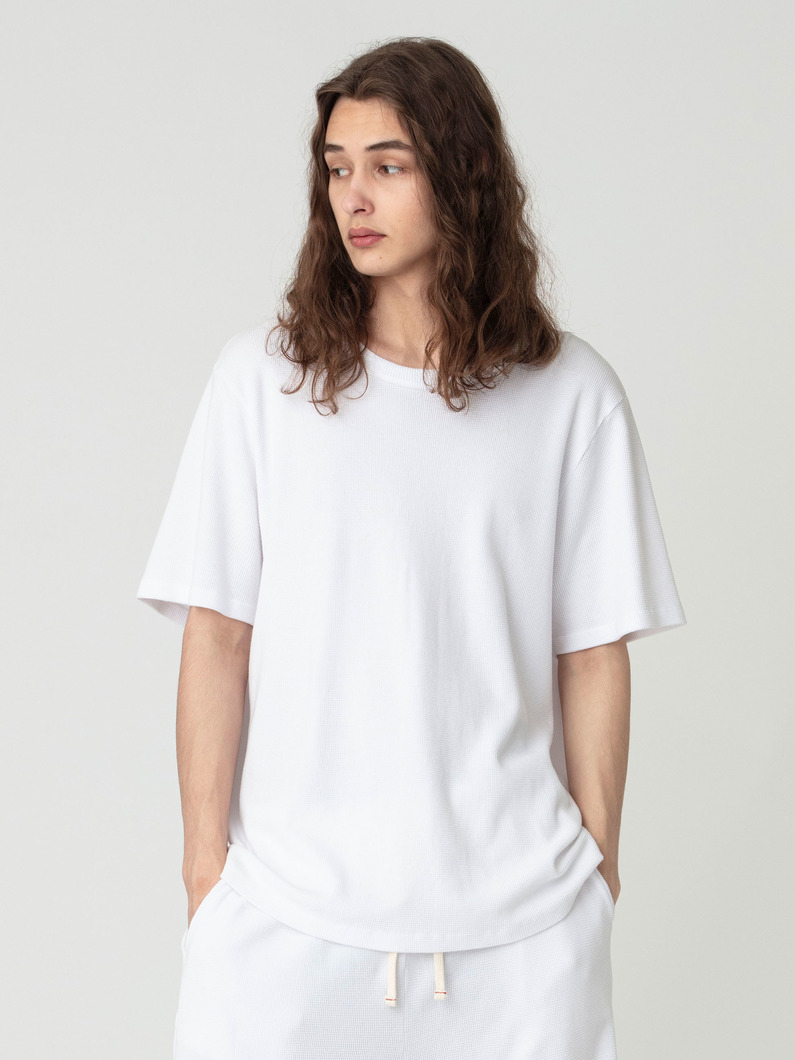 サーマル バインダーネック ティー 詳細画像 white