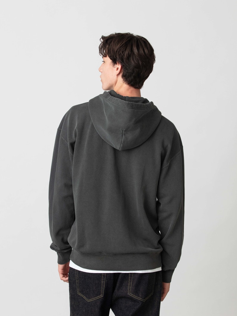 ピケ パイル ジップフーディー 詳細画像 charcoal gray 3
