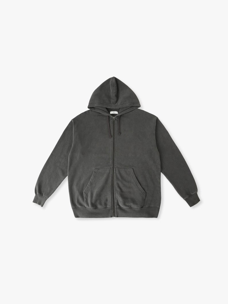 ピケ パイル ジップフーディー 詳細画像 charcoal gray 4