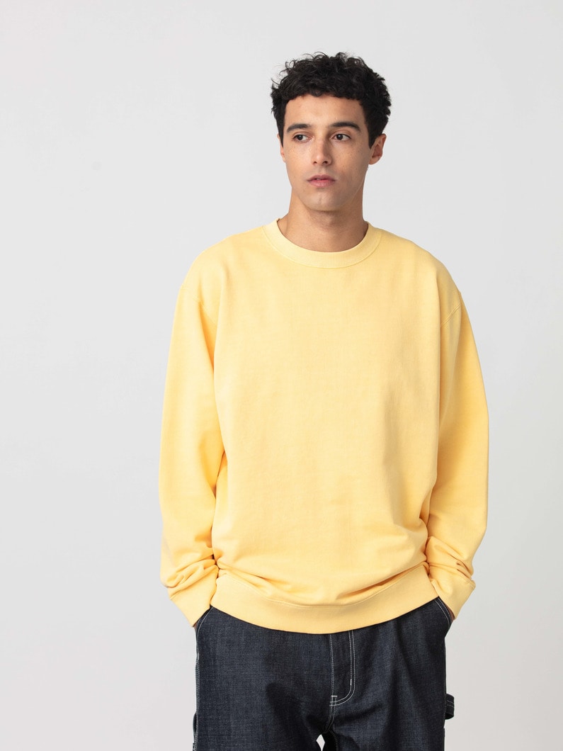 ユーズド スウェットプルオーバー 詳細画像 yellow