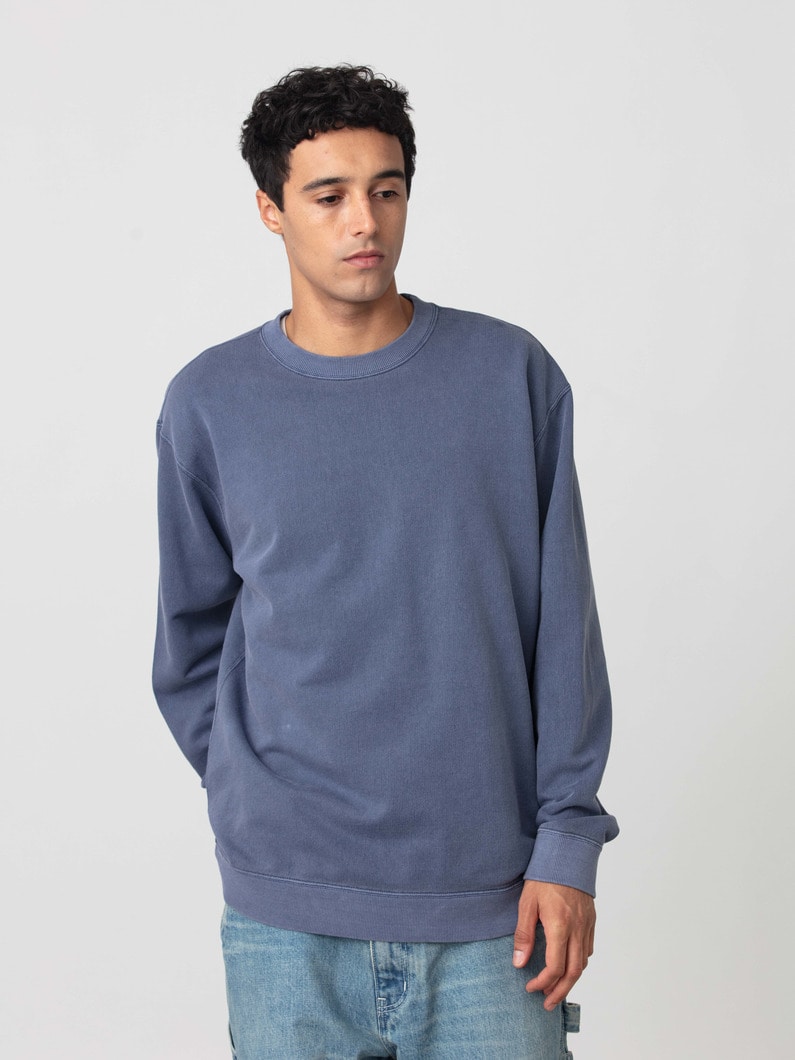 ユーズド スウェットプルオーバー 詳細画像 navy