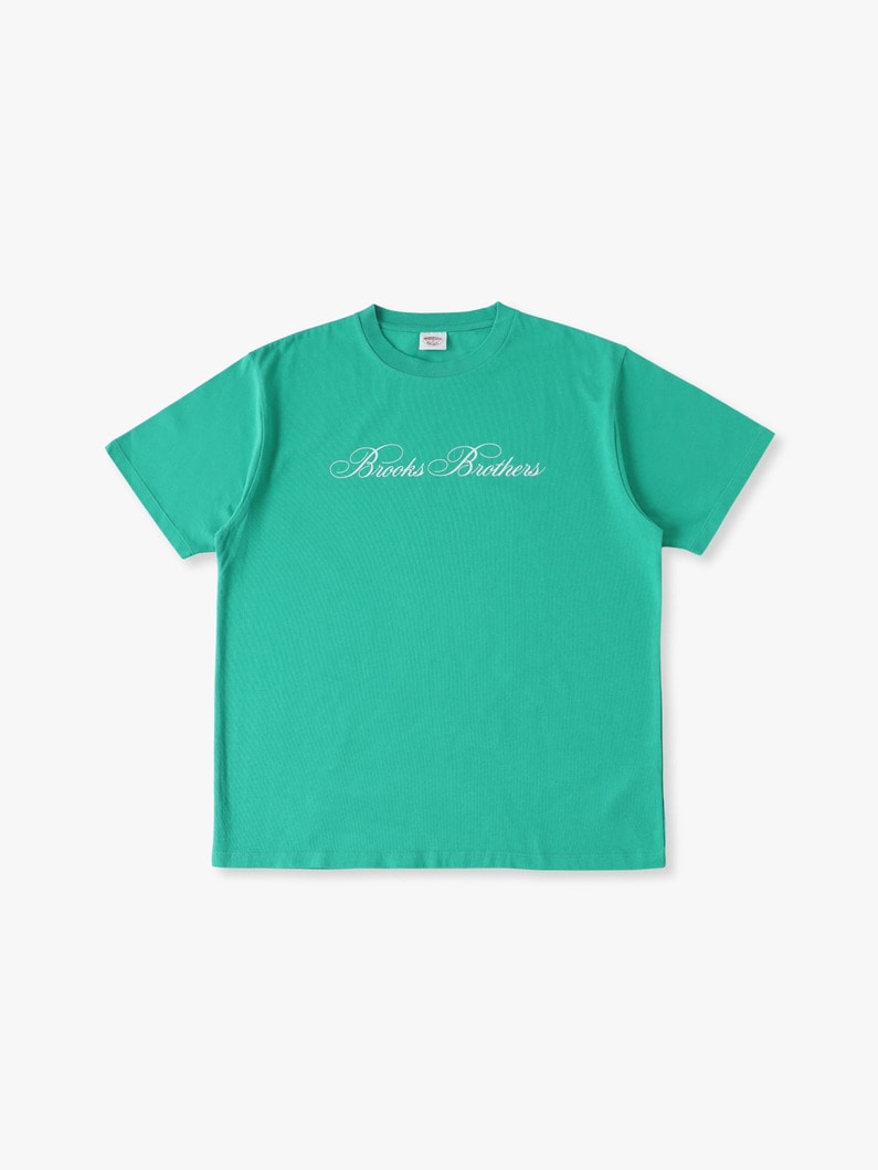 プレーンステッチ ロゴ ティー 詳細画像 green 3