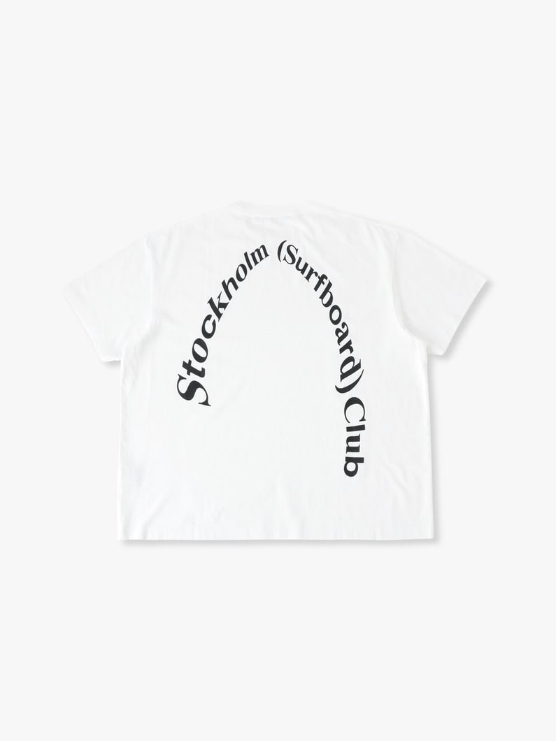 バックロゴ ボックスフィット ティー 詳細画像 white 1