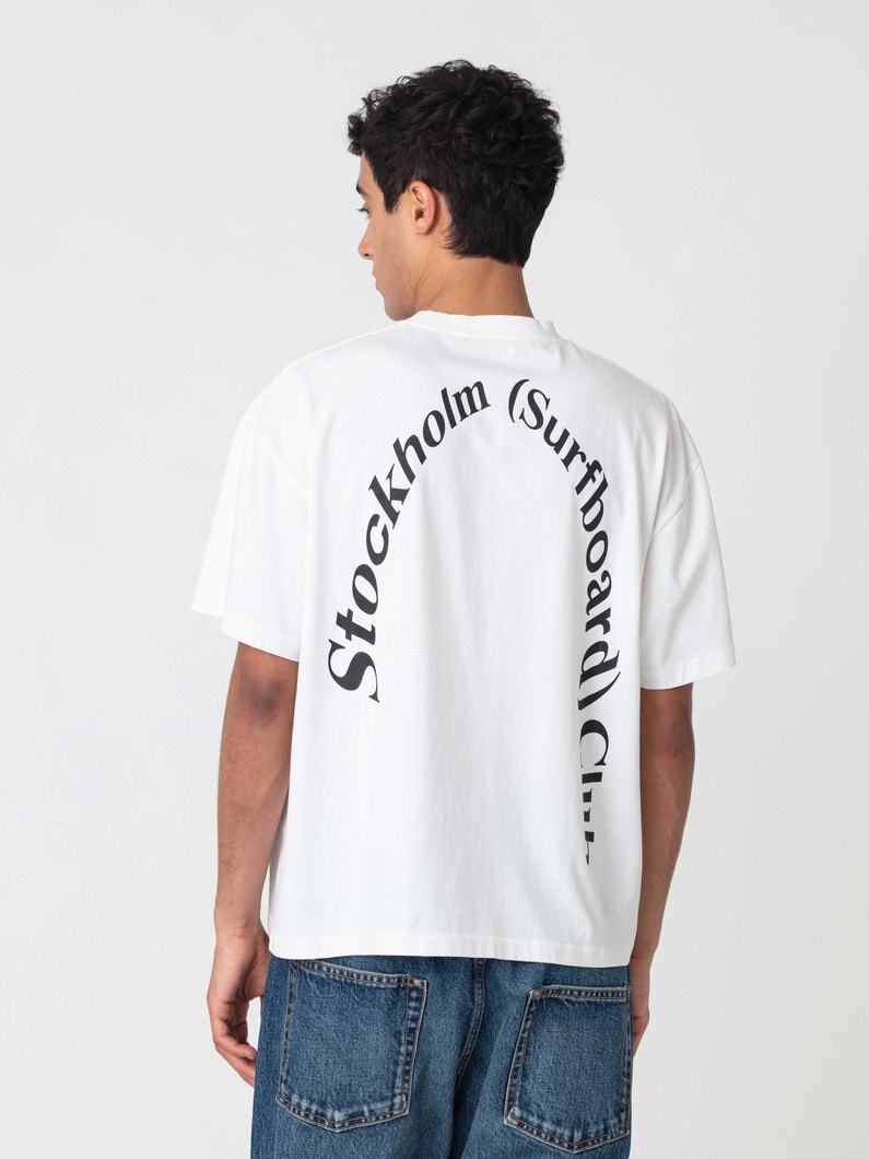 バックロゴ ボックスフィット ティー 詳細画像 white 1