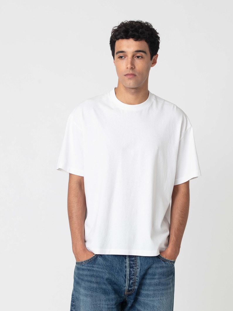バックロゴ ボックスフィット ティー 詳細画像 white 2