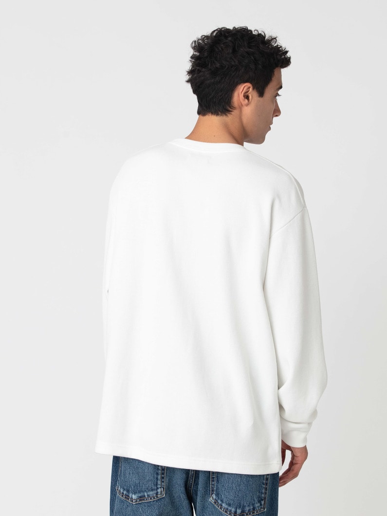 TC レーヨン ロングスリーブティー 詳細画像 off white 2