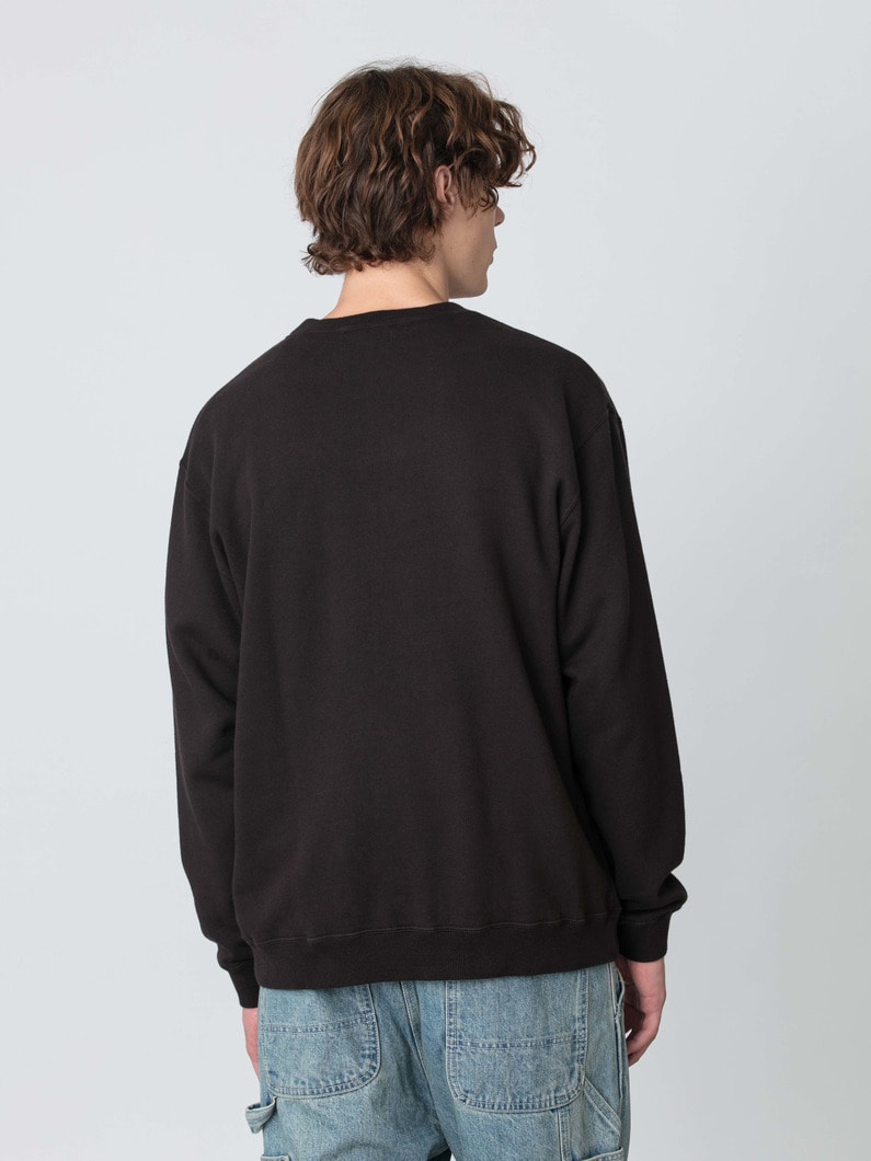 ブレンドコットン スウェットプルオーバー 詳細画像 dark brown 2