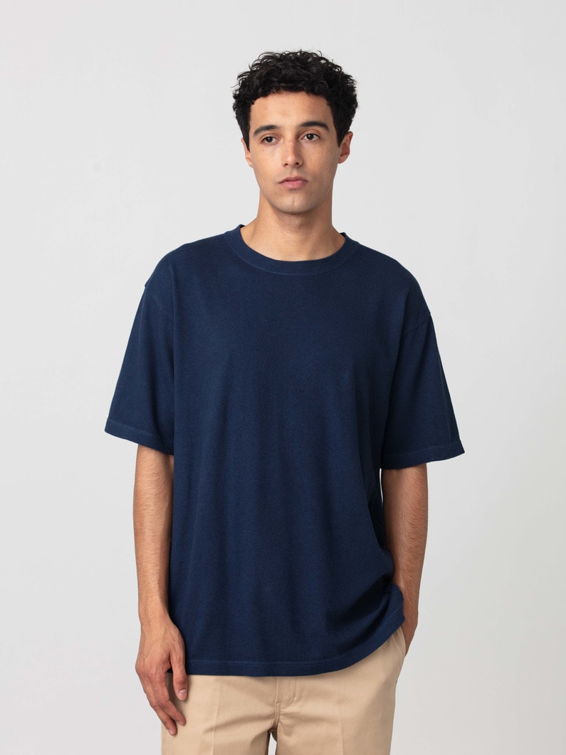 コットンヘンプ ティー 詳細画像 navy