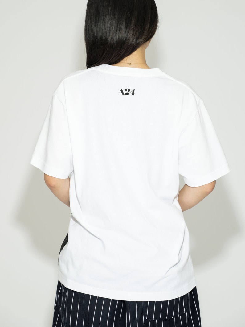 A24 ZATTO ZATTO プリントティー（No,1） 詳細画像 white 2