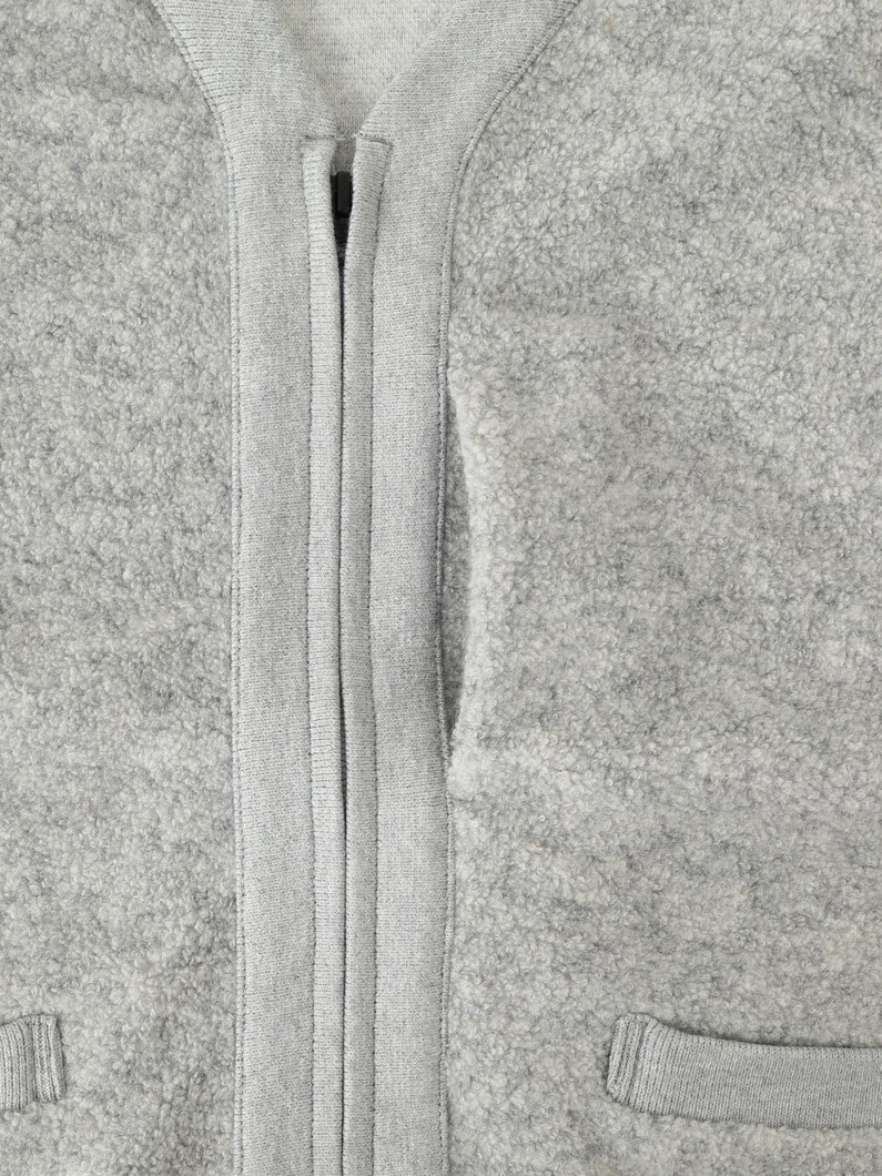フリース フィールド カーディガン 詳細画像 gray 3