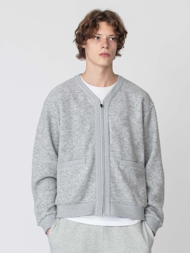フリース フィールド カーディガン 詳細画像 gray 2