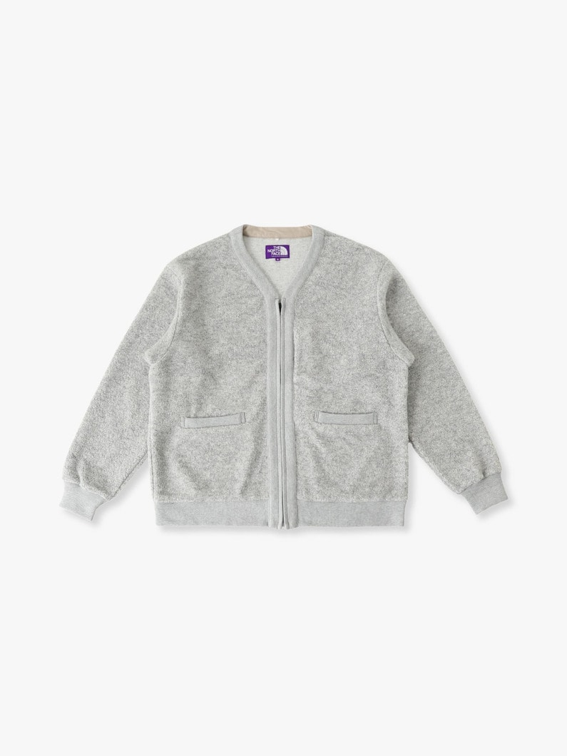 フリース フィールド カーディガン 詳細画像 gray 4