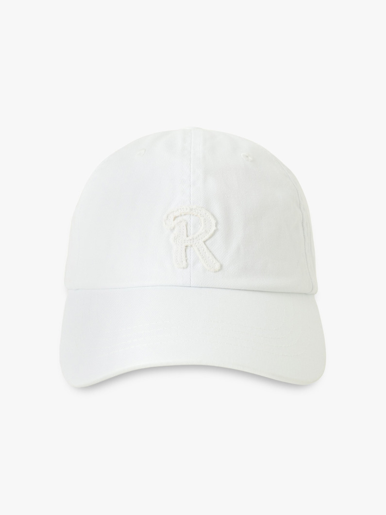Rパッチ ロゴ キャップ 詳細画像 white 1