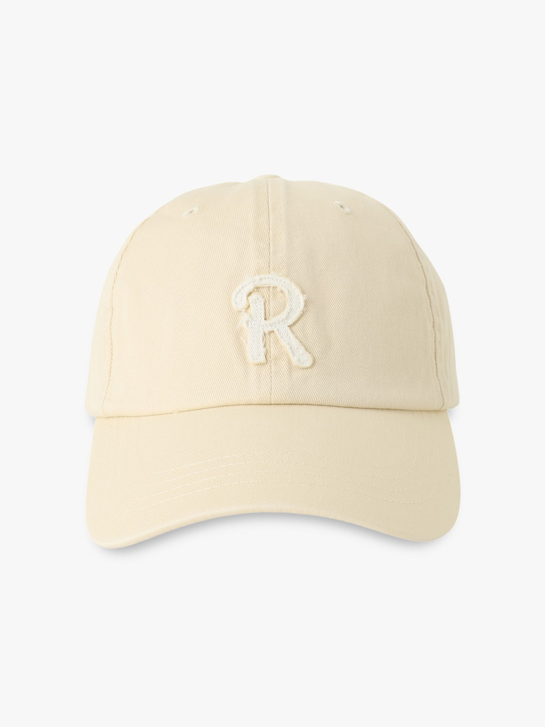 Rパッチ ロゴ キャップ 詳細画像 ivory
