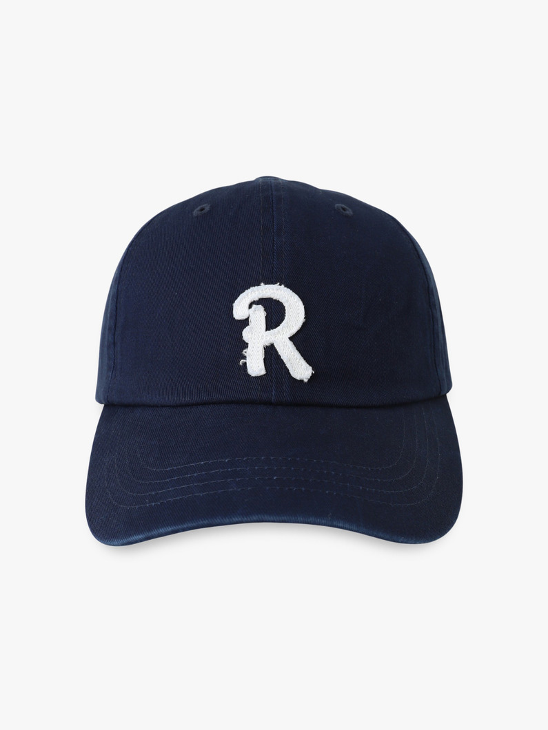 Rパッチ ロゴ キャップ 詳細画像 navy