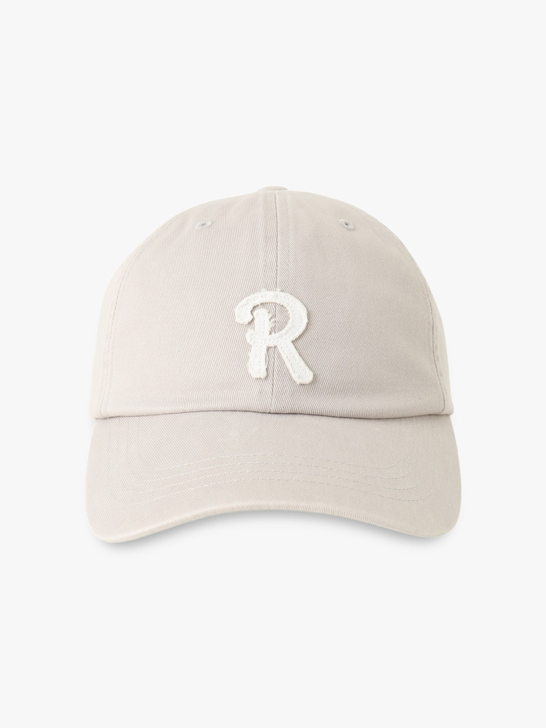 Rパッチ ロゴ キャップ 詳細画像 gray
