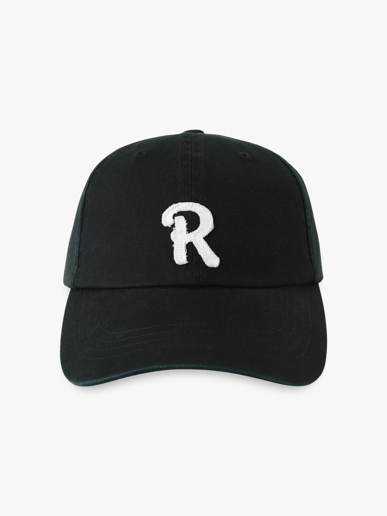 Rパッチ ロゴ キャップ 詳細画像 black
