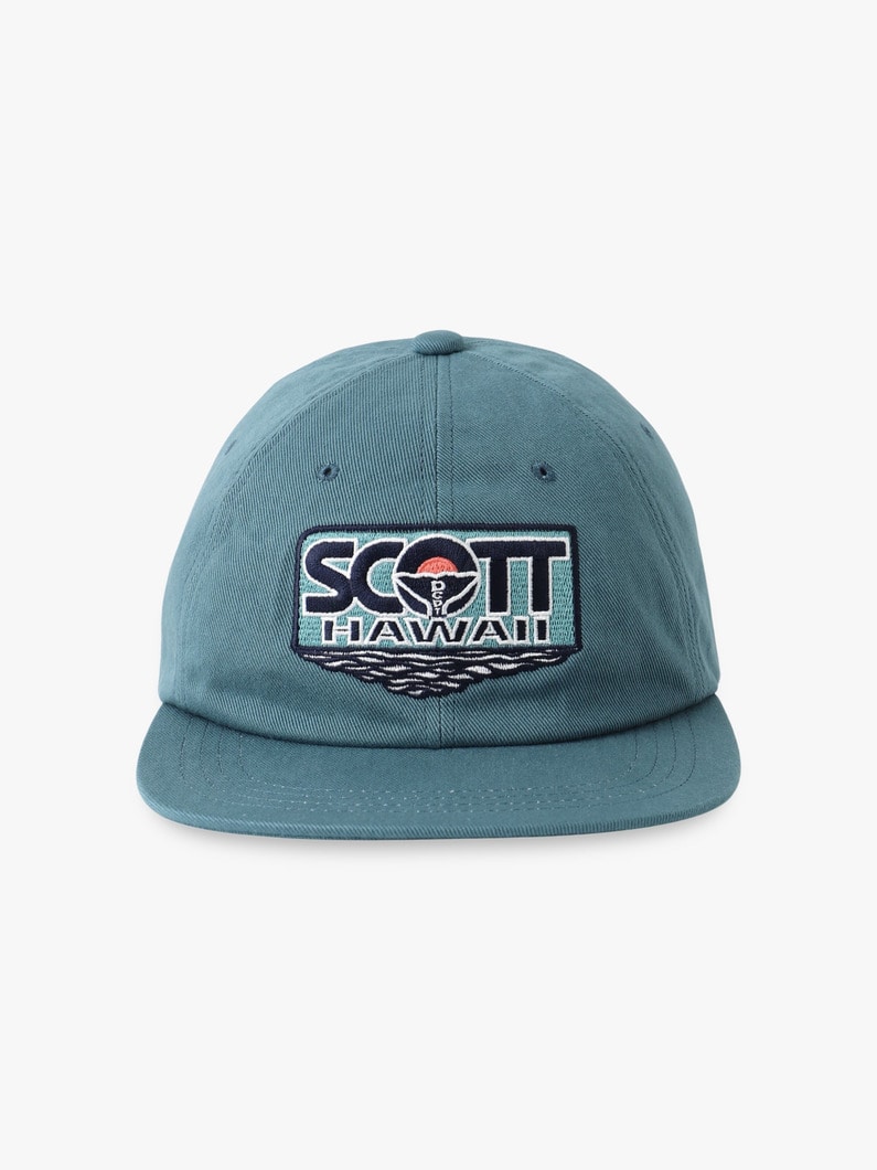 フルークアップ 6パネル スコットハワイ キャップ 詳細画像 blue 4