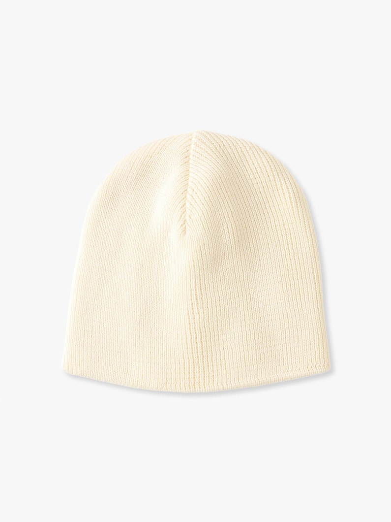 コーマコットン ニット ビーニー 詳細画像 ivory 2