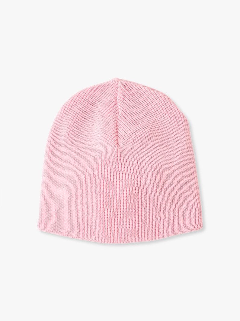 コーマコットン ニット ビーニー 詳細画像 pink