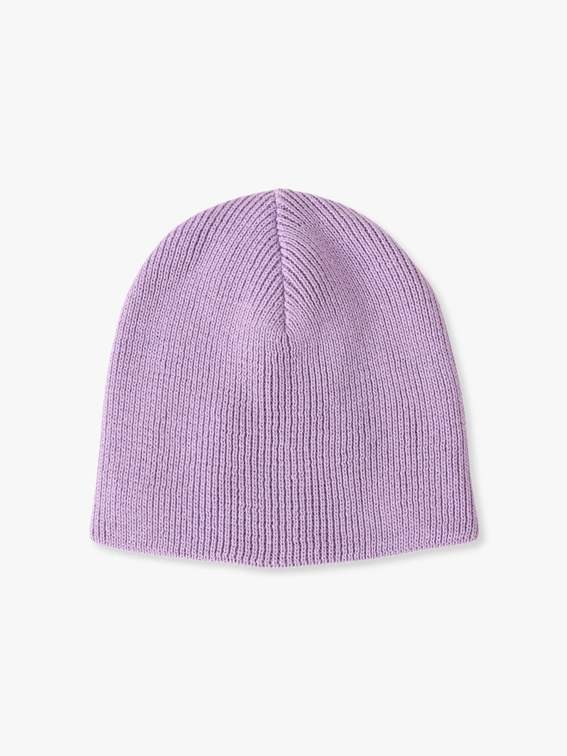 コーマコットン ニット ビーニー 詳細画像 purple