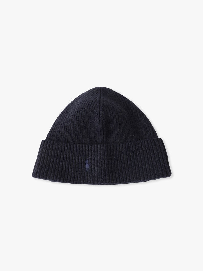 エクストラファイン メリノウールニット ビーニー（プレオーダー） 詳細画像 navy 1