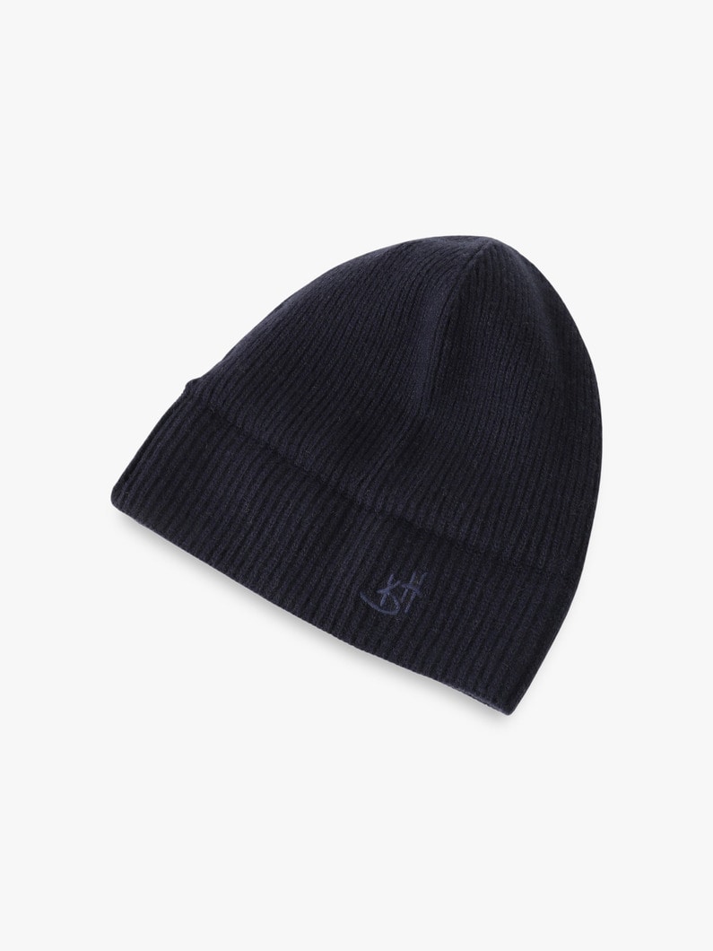 エクストラファイン メリノウールニット ビーニー（プレオーダー） 詳細画像 navy 2