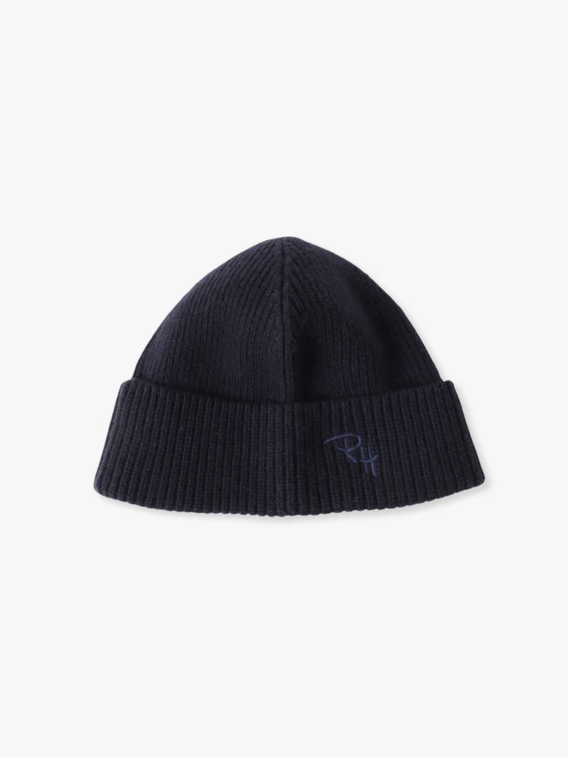 エクストラファイン メリノウールニット ビーニー（プレオーダー） 詳細画像 navy 3