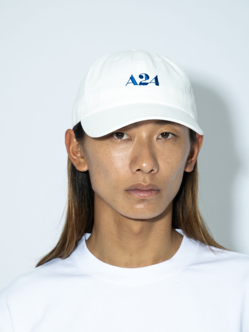 A24 ロゴ キャップ 詳細画像 off white