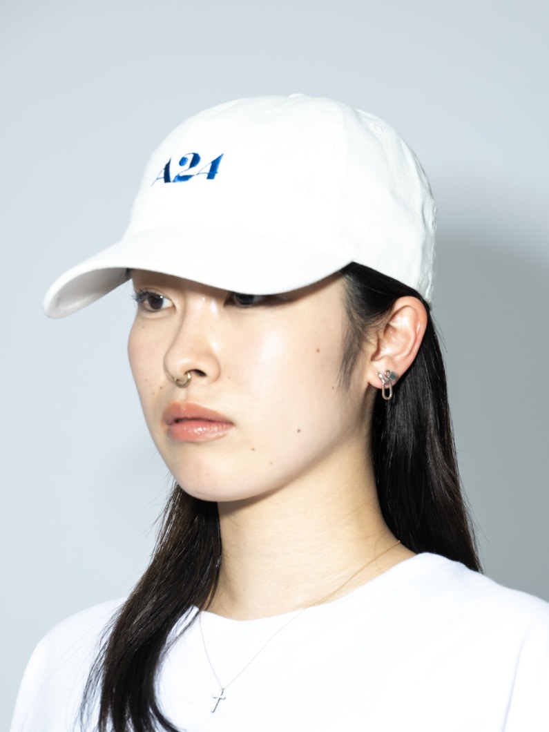 A24 ロゴ キャップ 詳細画像 off white 2